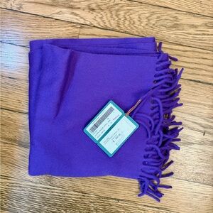 Loro Piana Cashmere Fringe Scarf NWT